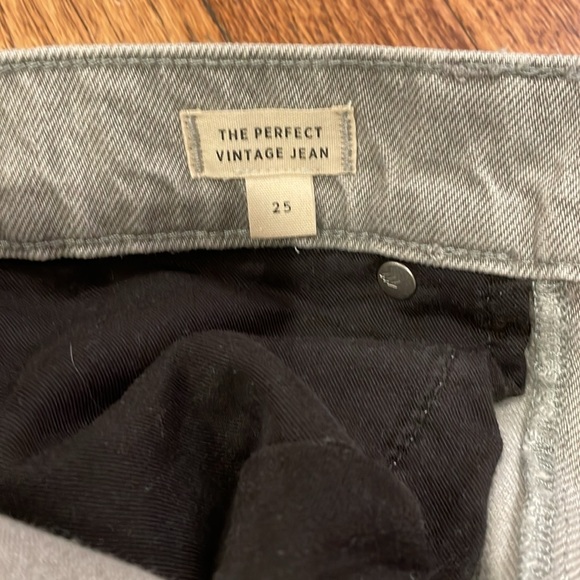 Madewell The Perfect Vintage Jean in Vervain Wash Size 25 NWT - Picture 6 of 6